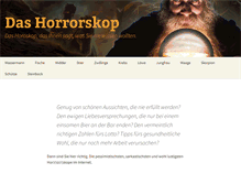 Tablet Screenshot of horrorskop.com